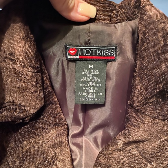 Brown Textured Blazer by J. Peterman - Picture 4 of 16